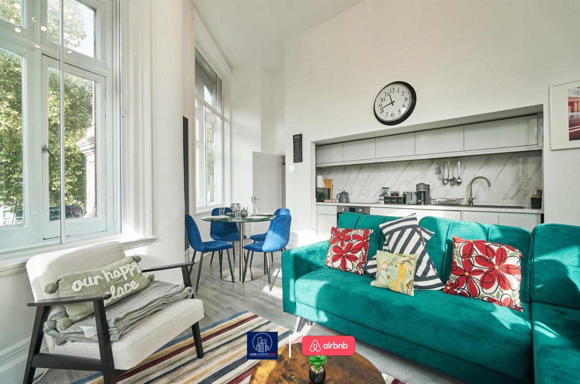 Last-Minute Specials L Sleeps Up To 4 Guests L One-Bedroom Apartment With King Bed And High Ceilings Near Camden By Live London Short Lets & Serviced Accommodation Dış mekan fotoğraf