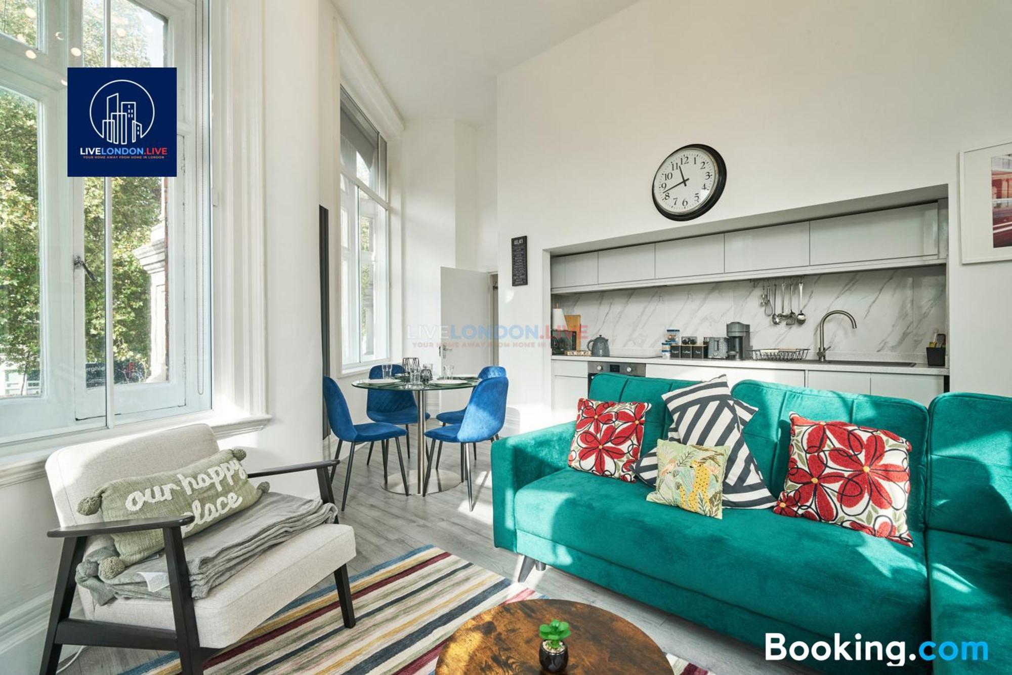 Last-Minute Specials L Sleeps Up To 4 Guests L One-Bedroom Apartment With King Bed And High Ceilings Near Camden By Live London Short Lets & Serviced Accommodation Dış mekan fotoğraf