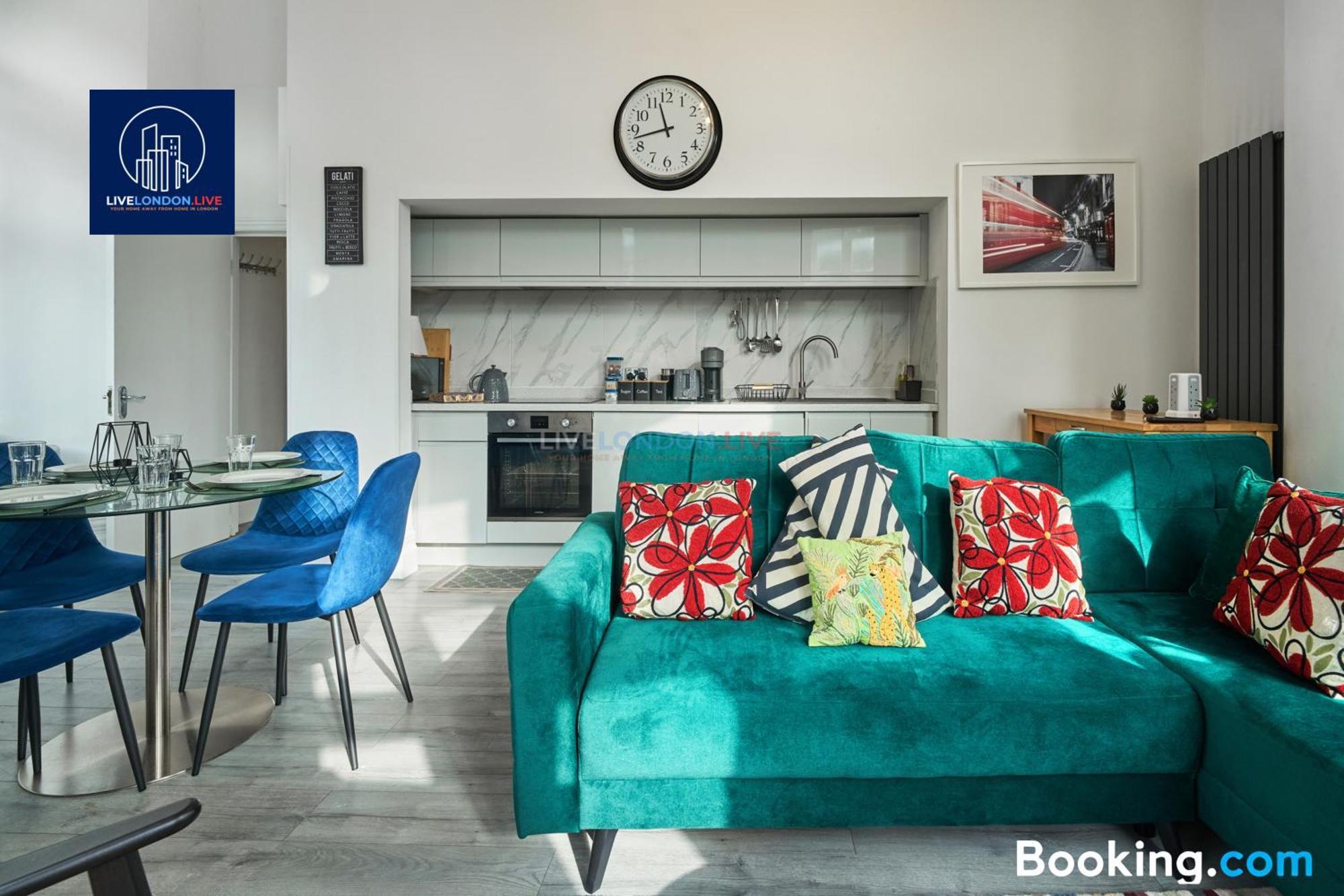 Last-Minute Specials L Sleeps Up To 4 Guests L One-Bedroom Apartment With King Bed And High Ceilings Near Camden By Live London Short Lets & Serviced Accommodation Dış mekan fotoğraf