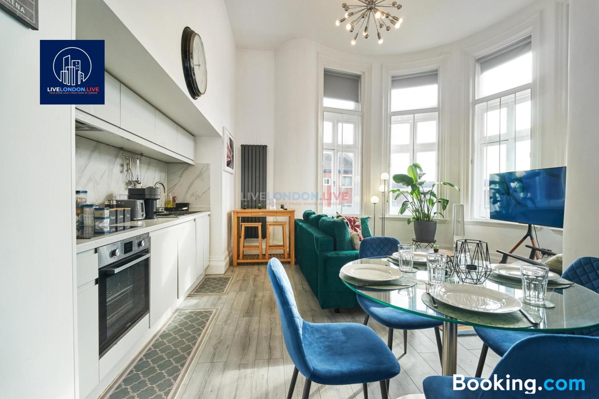 Last-Minute Specials L Sleeps Up To 4 Guests L One-Bedroom Apartment With King Bed And High Ceilings Near Camden By Live London Short Lets & Serviced Accommodation Dış mekan fotoğraf
